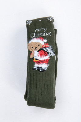 Колготи дитячі махрові новорічні  